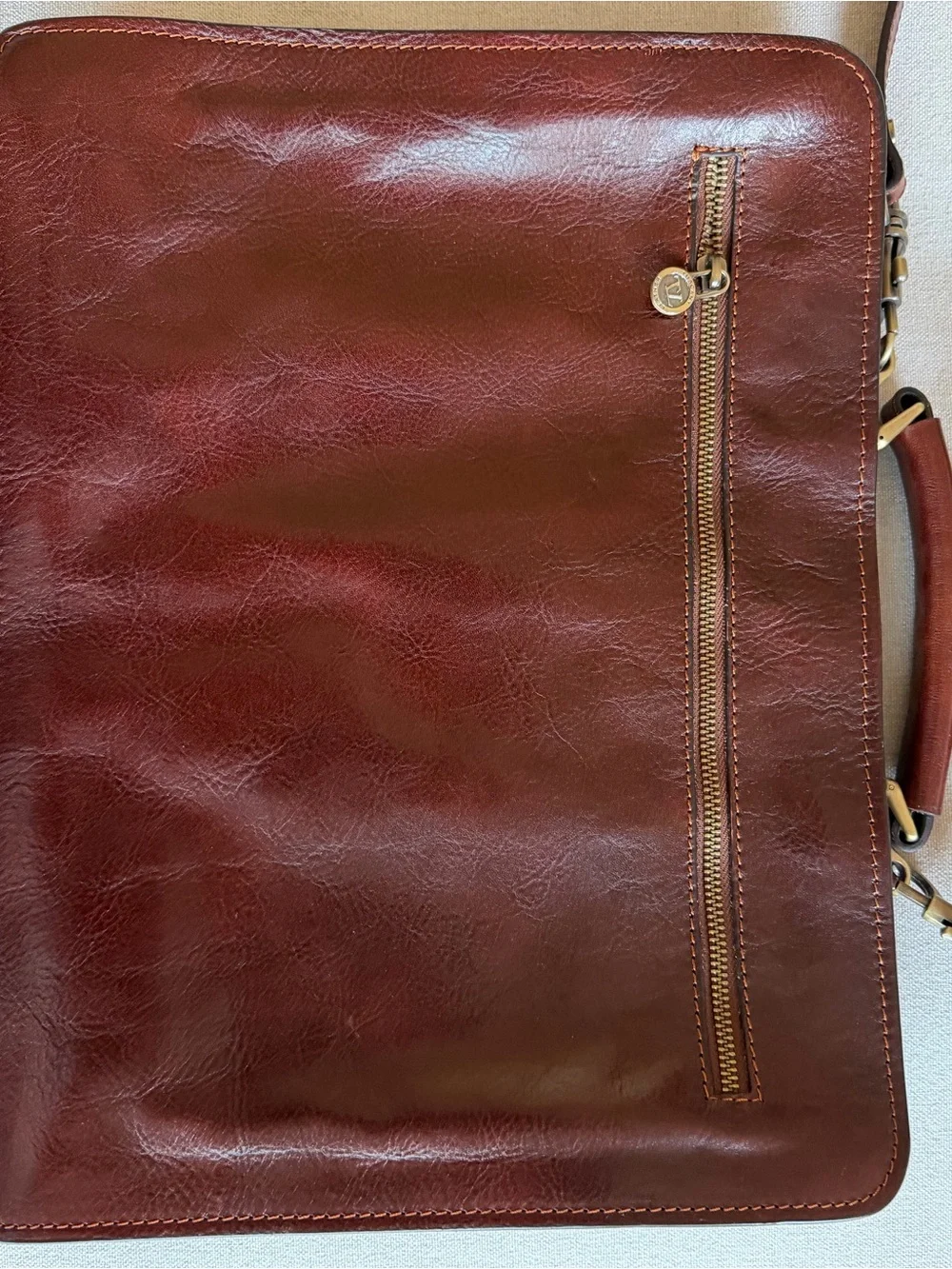 Briefcase - Handmade Tuscany Leather